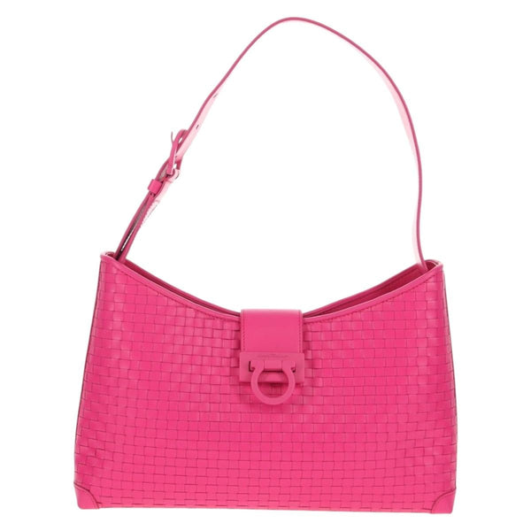 Salvatore Ferragamo Gancini Shoulder Bag Leather - image 1