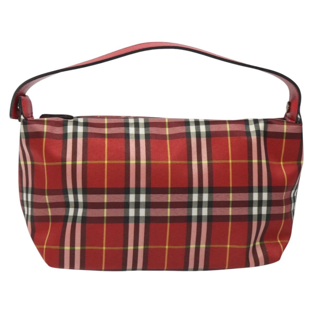 Burberry Nova Check Handbag Leather and Nylon - image 1