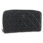 Chanel Zip Around Organizer Wallet Quilted Lambskin Large - image 13