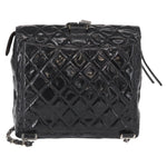 Chanel Vintage Square Flap Backpack Enamel - image 2