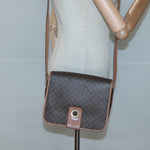 Celine Vintage Macadam Shoulder Bag Canvas and Leather - image 12