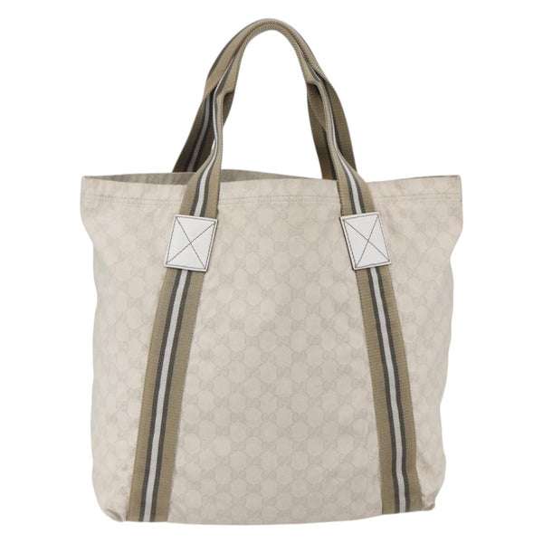 Gucci Original Web Tote GG Canvas Tall
