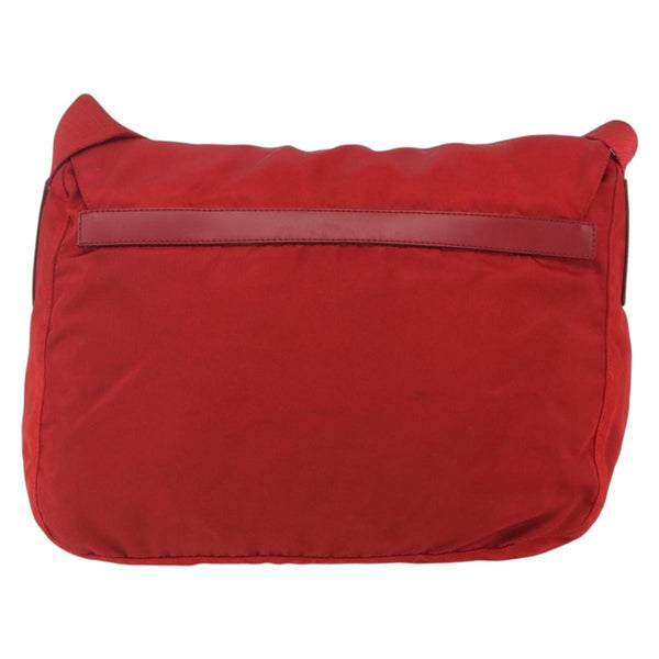 Prada Zip Buckle Messenger Bag Tessuto Medium