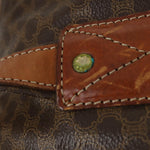 Celine Vintage Macadam Boston bag Canvas and Leather - image 18