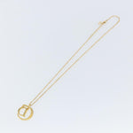 Christian Dior CD Pendant Necklace Metal - image 10