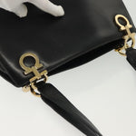 Salvatore Ferragamo Gancini Shoulder Bag Leather - image 13