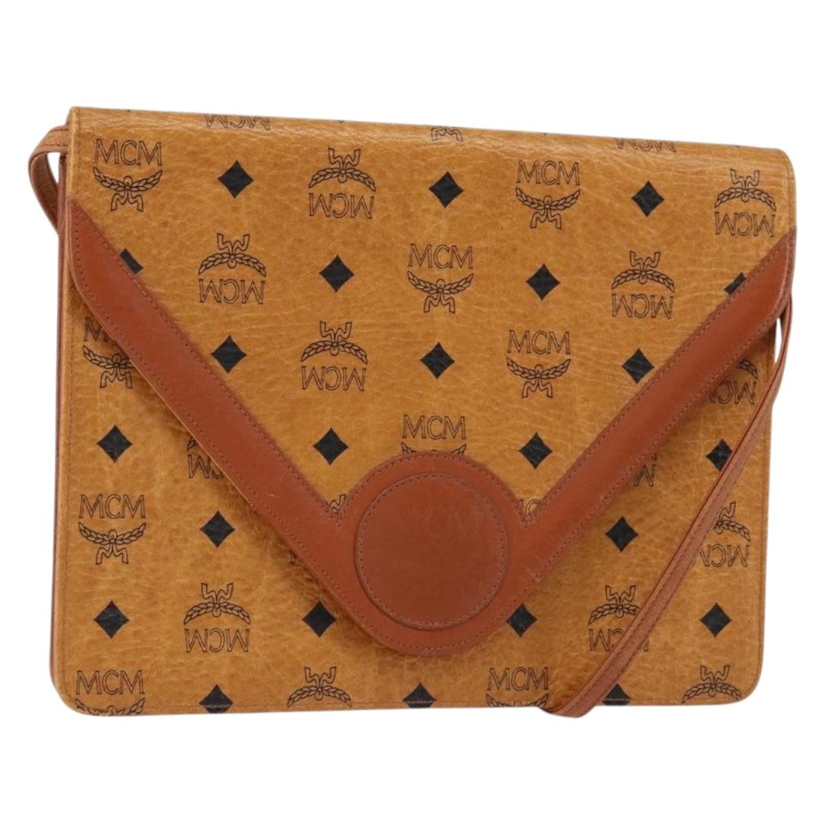 MCM Visetos Shoulder bag Canvas and Leather - image 1
