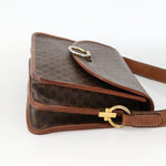 Celine Vintage Macadam Shoulder Bag Canvas and Leather - image 4