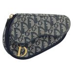 Christian Dior Vintage Saddle Coin Purse Diorissimo Canvas - image 20