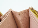 Prada Bow Zip Around Wallet Saffiano Leather Long - image 15