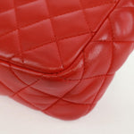 Chanel Two Tone Flap Bag Quilted Lambskin Small - image 11