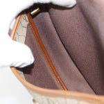 Christian Dior Vintage Honeycomb Shoulder Bag Canvas and Leather - image 20