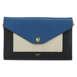 Celine Pocket Envelope Wallet on Chain Leather Medium - image 19