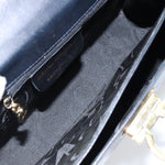 Salvatore Ferragamo Gancini Convertible Top Handle Bag Leather Medium - image 5