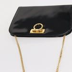 Salvatore Ferragamo Vintage Gancini Chain Shoulder Bag Patent Leather - image 15