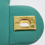 Chanel Square Classic Single Flap Bag Quilted Lambskin Mini - image 9