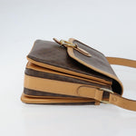 Celine Vintage Macadam Shoulder Bag Canvas and Leather - image 3