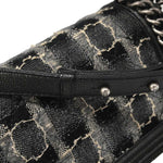 Chanel Boy Flap Bag Tweed and Leather Old Medium - image 7