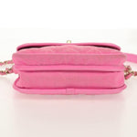 Chanel Flap Messenger Bag Quilted Denim Small - image 17