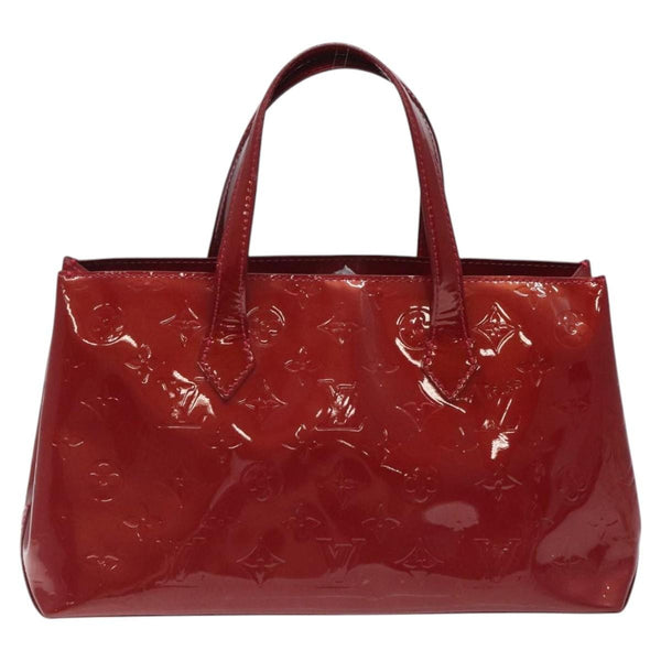 Louis Vuitton Wilshire Handbag Monogram Vernis MM