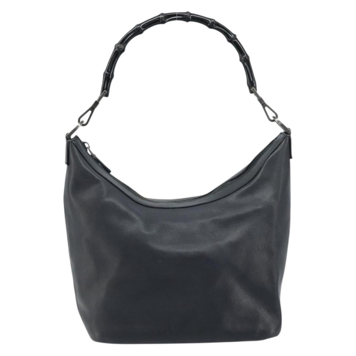 Gucci Vintage Bamboo Hobo Leather - image 1
