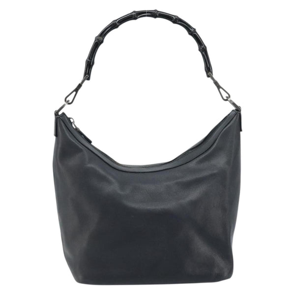 Gucci Vintage Bamboo Hobo Leather - image 1