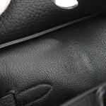 Hermes HAC Birkin Bag Black Fjord with Palladium Hardware 32 - image 15