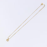 Christian Dior CD Round Pendant Necklace Metal - image 2
