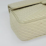 Bally Vintage Chain Shoulder Bag Quilted Leather - image 9