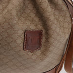 Celine Vintage Macadam Shoulder Bag Canvas and Leather - image 17