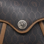 Christian Dior Vintage Honeycomb Flap Crossbody Bag Canvas and Leather - image 12