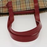 Burberry Nova Check Tote Nylon and Leather - image 6