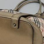 Burberry Nova Check Tote Canvas and Leather - image 8