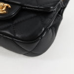 Chanel Lady Handle Flap Card Holder on Chain Quilted Calfskin - image 9
