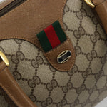Gucci Vintage Web Sherry Line Handbag Micro GG Canvas - image 14