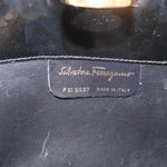 Salvatore Ferragamo Vintage Gancini Chain Shoulder Bag Patent Leather - image 6