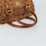 MCM Visetos Handbag Canvas and Leather - image 7