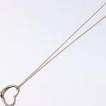 Tiffany & Co. Elsa Peretti Open Heart Pendant Necklace Sterling Silver 16mm - image 12