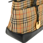 Burberry Nova Check Tote Nylon and Leather - image 8