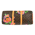 Louis Vuitton Keepall Bag Limited Edition Monogram Roses 50 - image 7