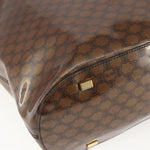 Celine Vintage Macadam Shoulder Bag Macadam Canva  Vinyl - image 12