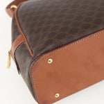 Celine Vintage Macadam Handbag Canvas and Leather - image 10