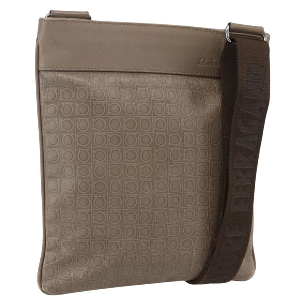 Salvatore Ferragamo Gancini Shoulder Bag Leather - image 1