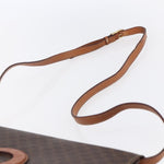 Celine Vintage Macadam Circle Logo Shoulder Bag Canvas and Leather - image 14