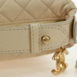 Chanel CC Charm Zip Hobo Quilted Lambskin Mini - image 14