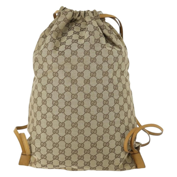 Gucci Drawstring Backpack GG Canvas Medium