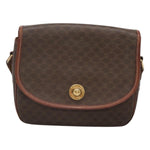 Celine Vintage Macadam Shoulder Bag Canvas and Leather - image 14
