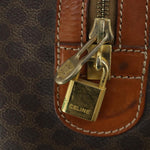 Celine Vintage Duffle Bag Canvas and Leather - image 12