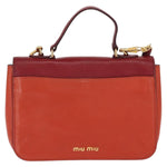 Miu Miu Madras Top Handle Bag Leather Small - image 2