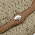 Christian Dior Vintage Honeycomb Shoulder Bag Canvas and Leather - image 12